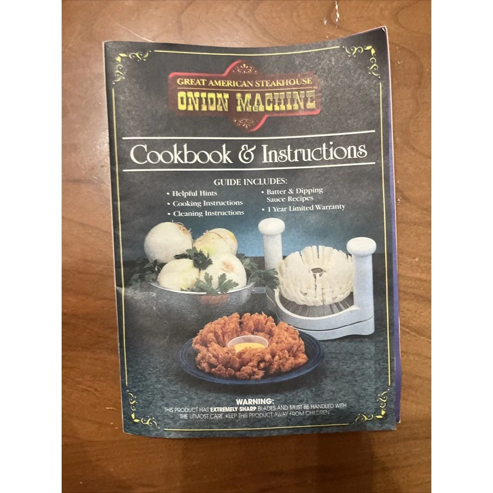 TeleBrands Great American Steakhouse Onion Machine